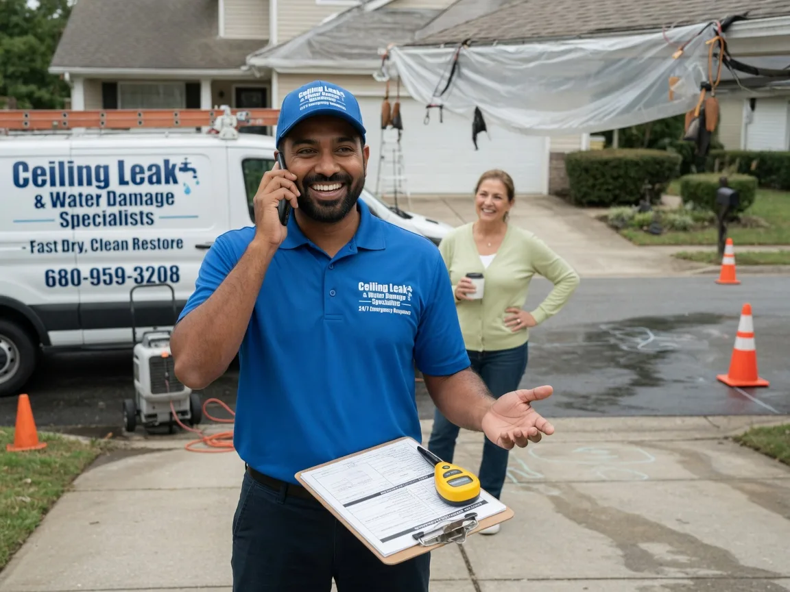 Ceiling Leak Cleanup Pine Ridge, SD FAQs